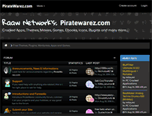 Tablet Screenshot of piratewarez.com